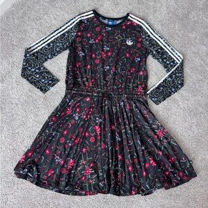 NWOT Adidas Long Sleeve Dress, Paisley Floral, Size XL